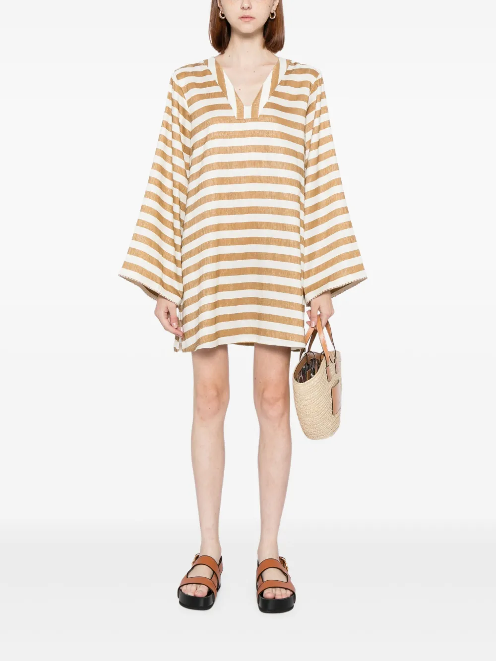 Bambah Olivia mini-jurk - Goud