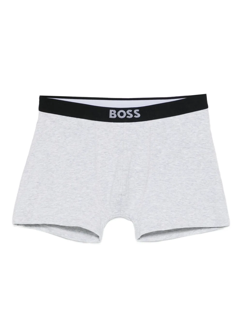 BOSS Kidswear Twee boxershorts met logoband Grijs