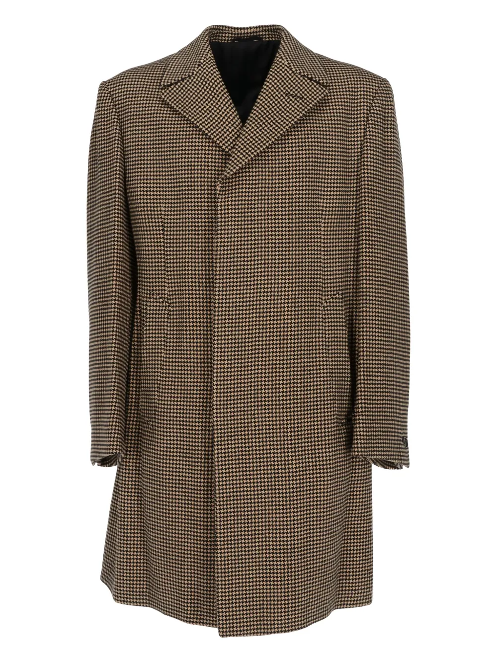 Romeo Gigli Pre-Owned 1990s patterned coat | Brown | Image 1