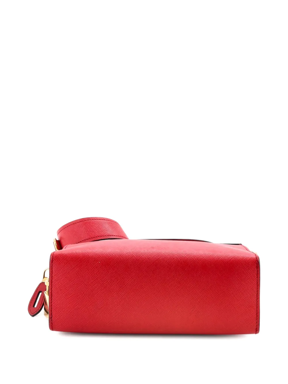 Pre-owned Prada Esplanade Saffiano With City Calf Small Crossbody Bag