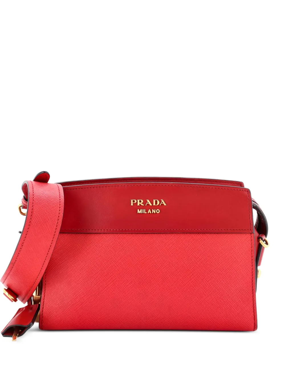 Prada Pre-Owned Esplanade Saffiano with City Calf Small crossbody bag Prada Pre-Owned Esplanade Saffiano with City Calf Small crossbody bag