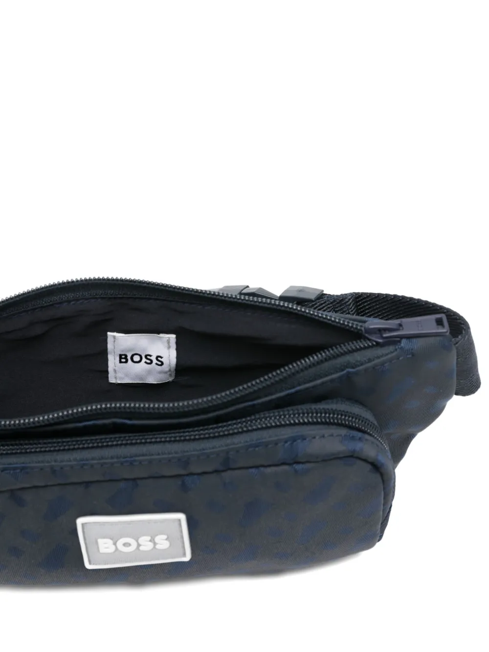 BOSS Kidswear Heuptas met monogram-print Blauw