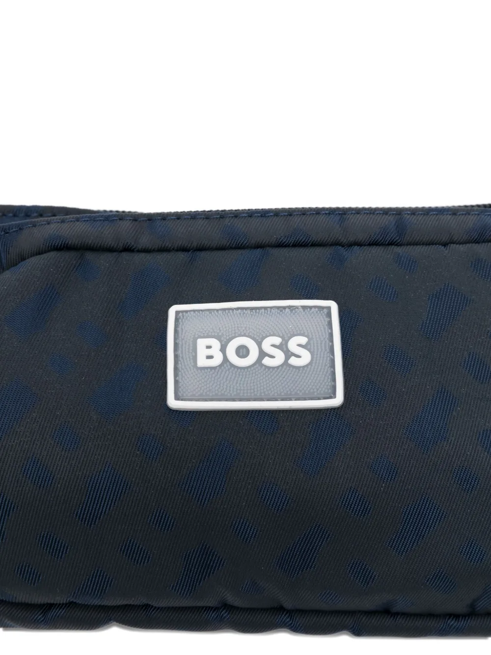 BOSS Kidswear Heuptas met monogram-print Blauw
