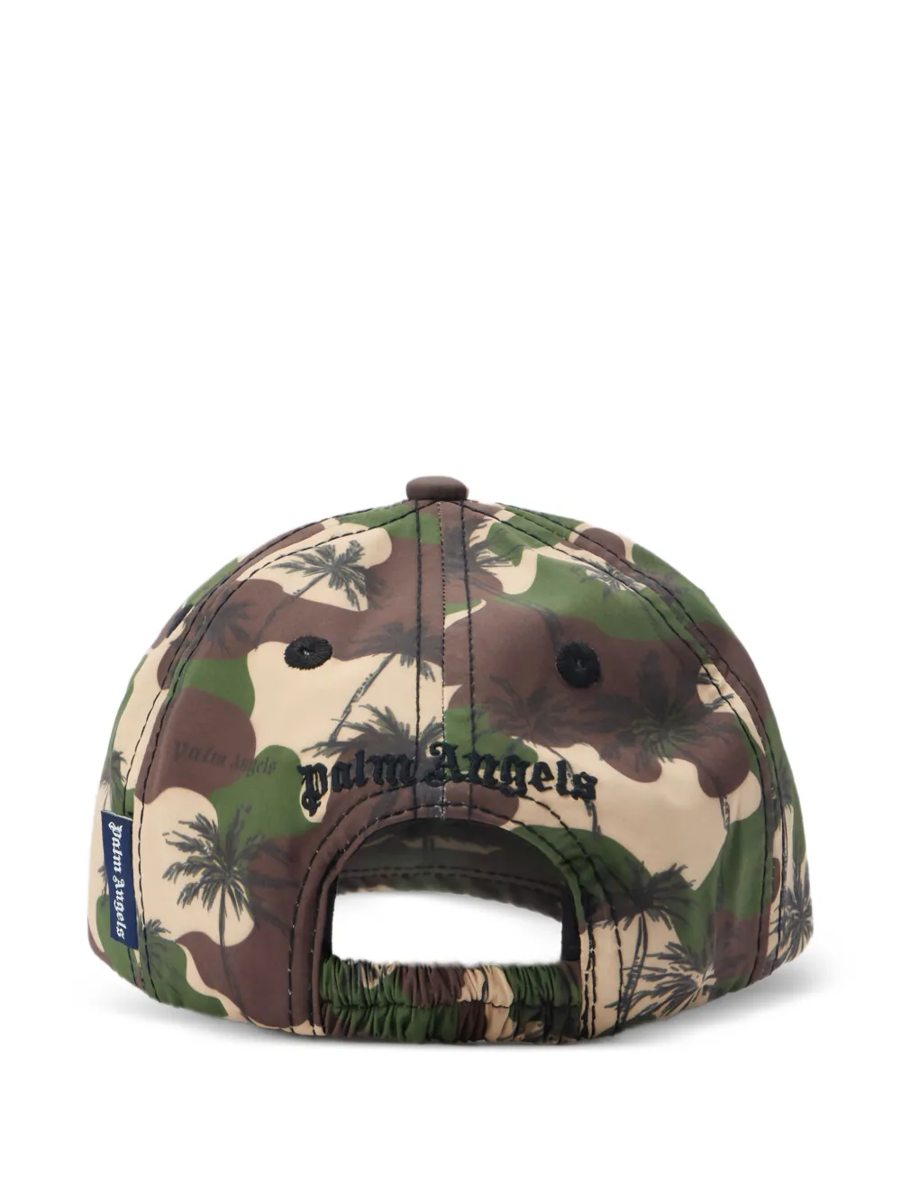 Palm Angels Kids Honkbalpet met camouflageprint - Groen