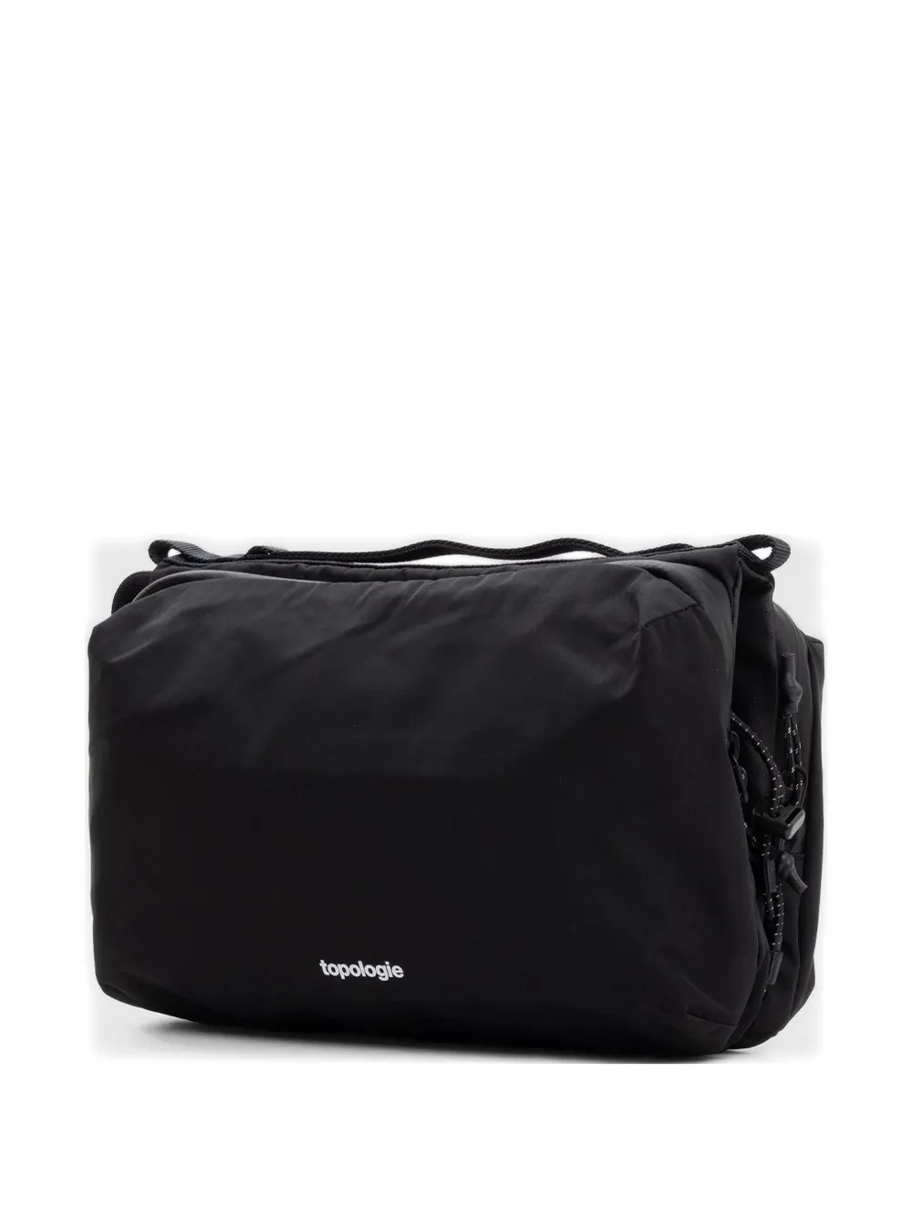 Topologie Bottle Sacoche zip fastening shoulder bag - ブラック Topologie Bottle Sacoche zip fastening shoulder bag - ブラック