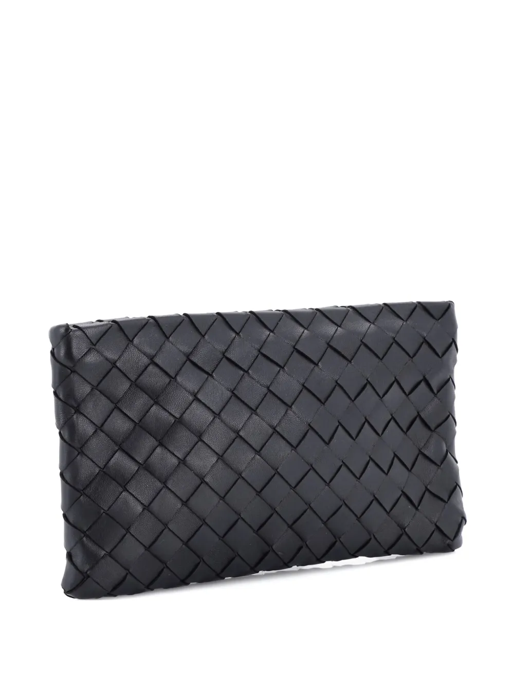 Bottega Veneta Pre-Owned Zip Pouch Intrecciato Nappa Medium clutch bag Bottega Veneta Pre-Owned Zip Pouch Intrecciato Nappa Medium clutch bag