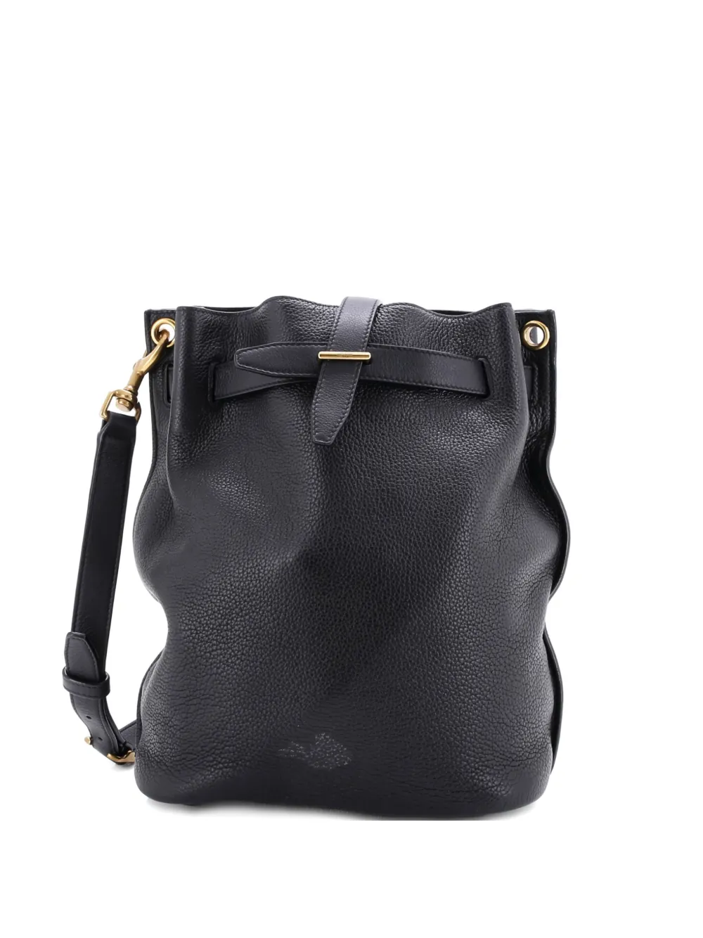 Saint Laurent Pre-Owned Boucle Leather bucket bag | Black | Image 1