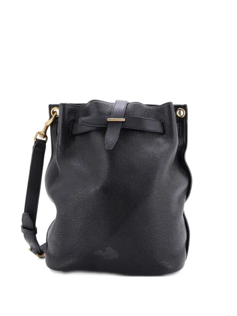 Saint Laurent Pre-Owned Boucle Leather bucket bag