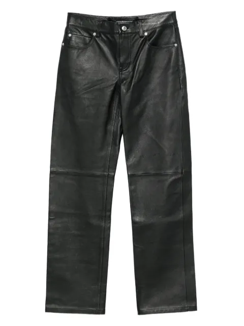 Pre-Owned Alexander Wang skinnbyxor med logotyp