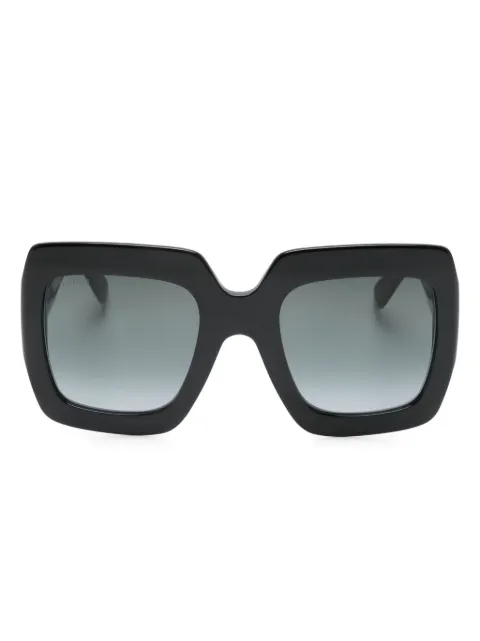 Gucci Pre-Owned GG square-frame sunglasses