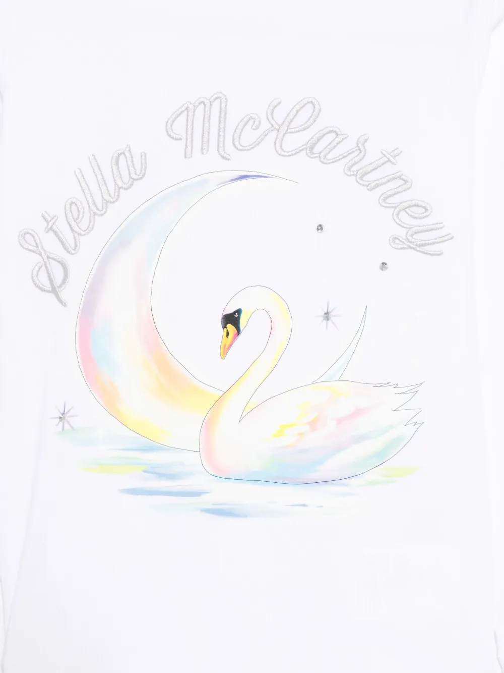 Stella McCartney Kids Top met grafische print Wit