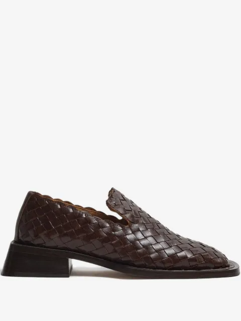 Miista Skye woven loafers