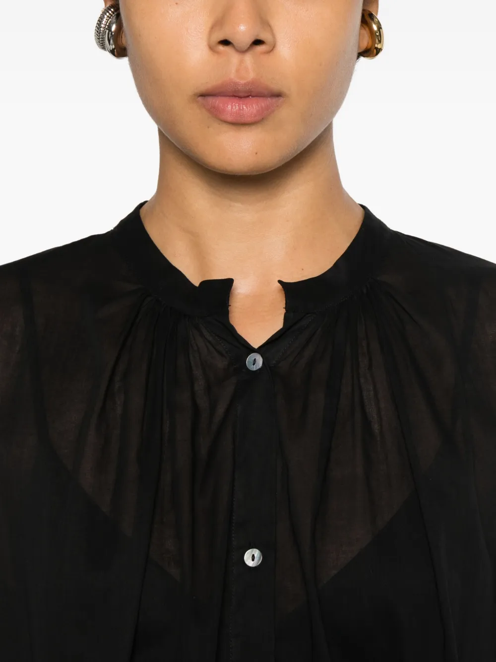 Eyelet Embroidered Shirt