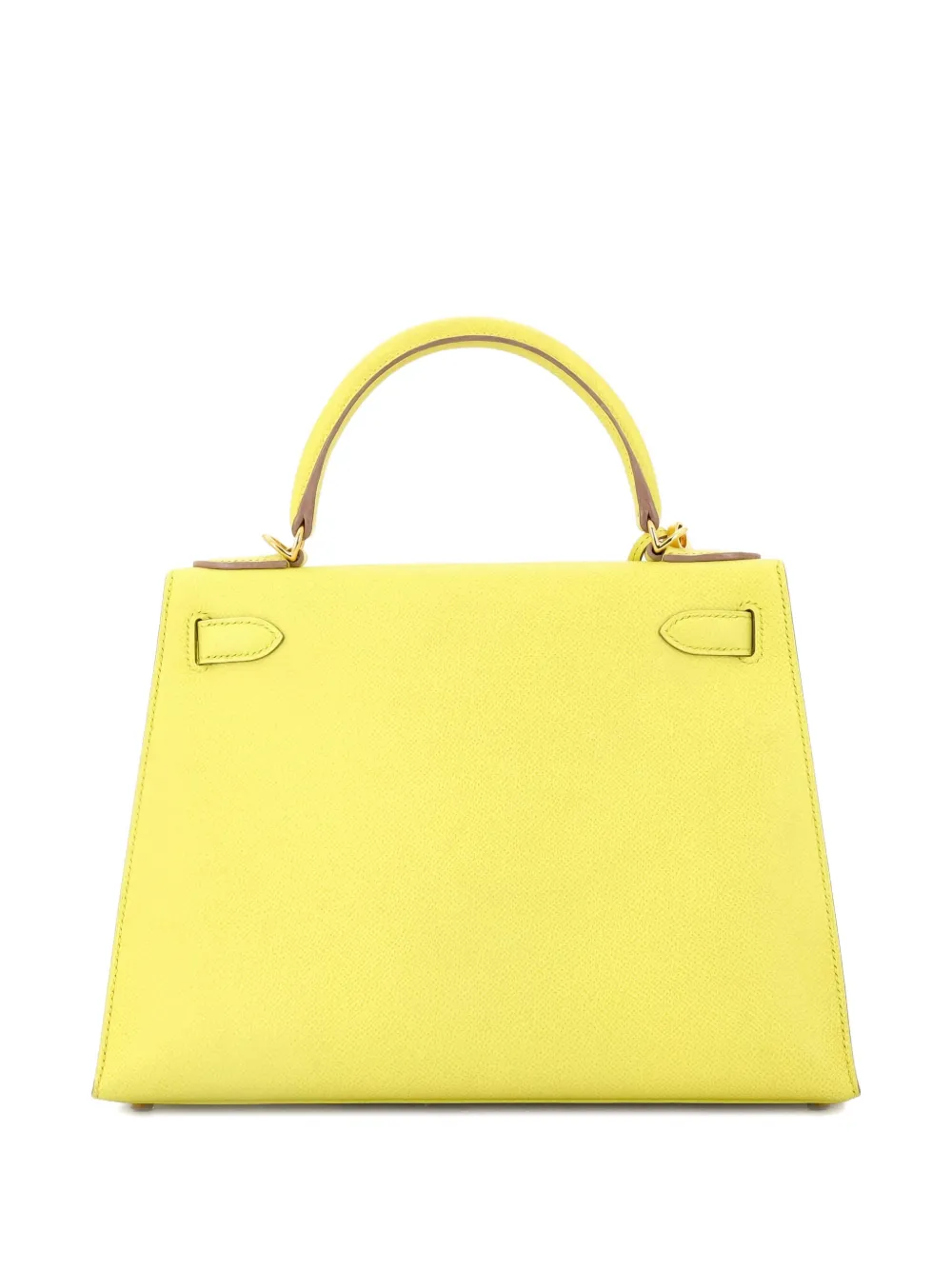 Hermès Pre-Owned Kelly Handbag Yellow Epsom with Gold Hardware 28 satchel | Pre-Owned | Image 2