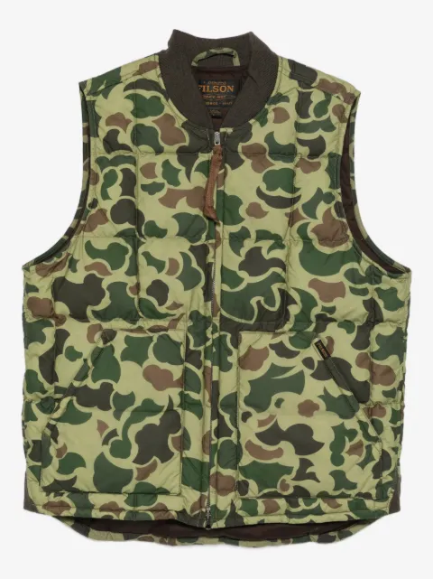 Filson chamarra capitonada con motivo militar