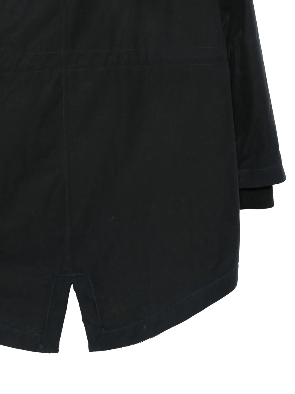 Baracuta hooded zip-up parka Blauw