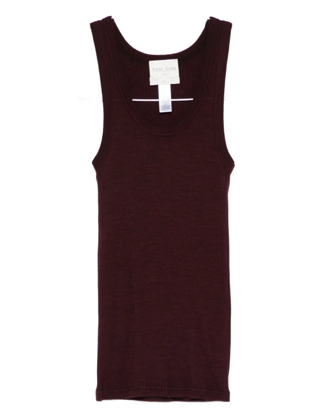 Forte Forte ribbed top - Rosso