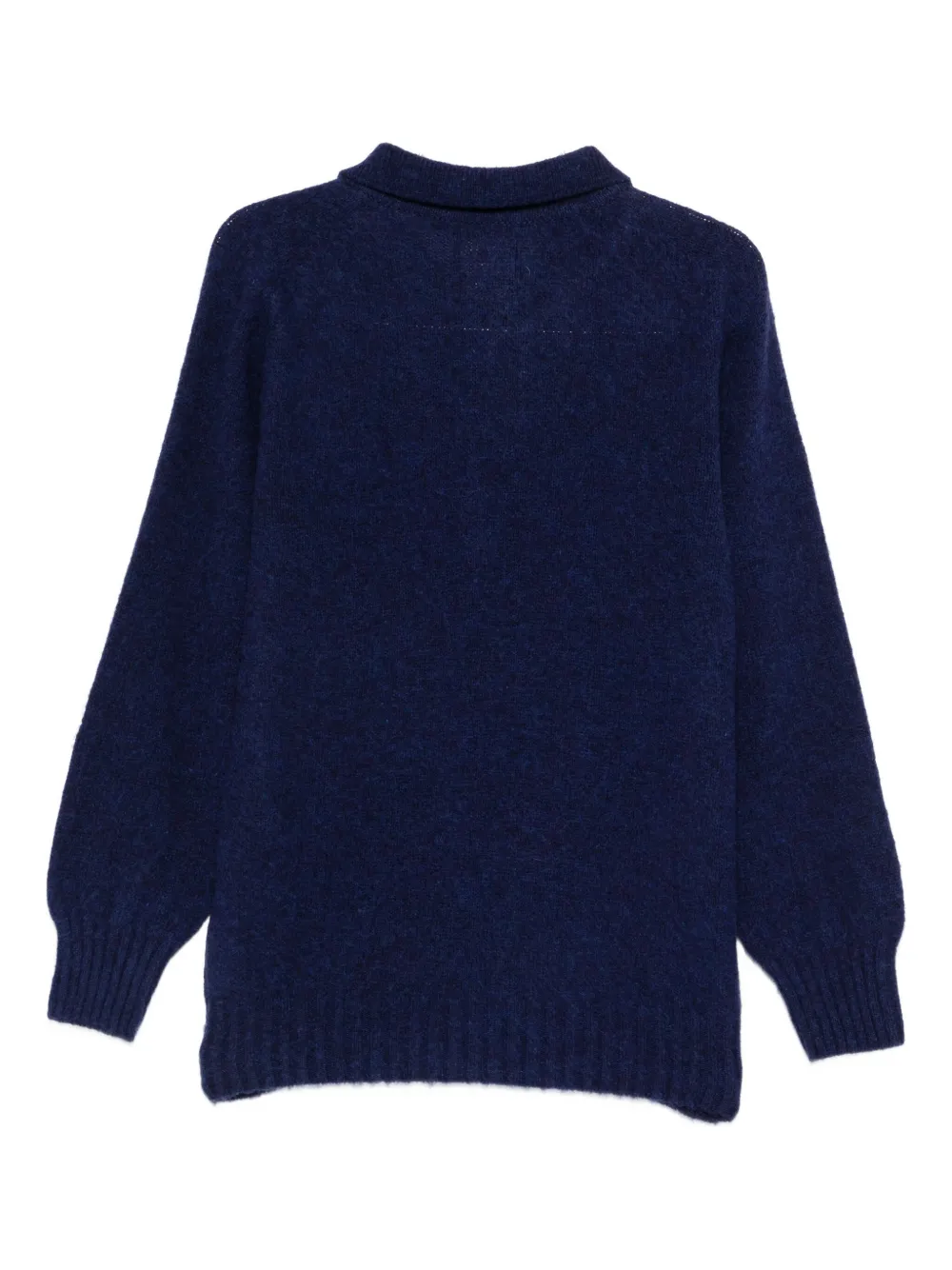 Howlin' Ghost Pressure Buttoned Polo Shirt In Blue