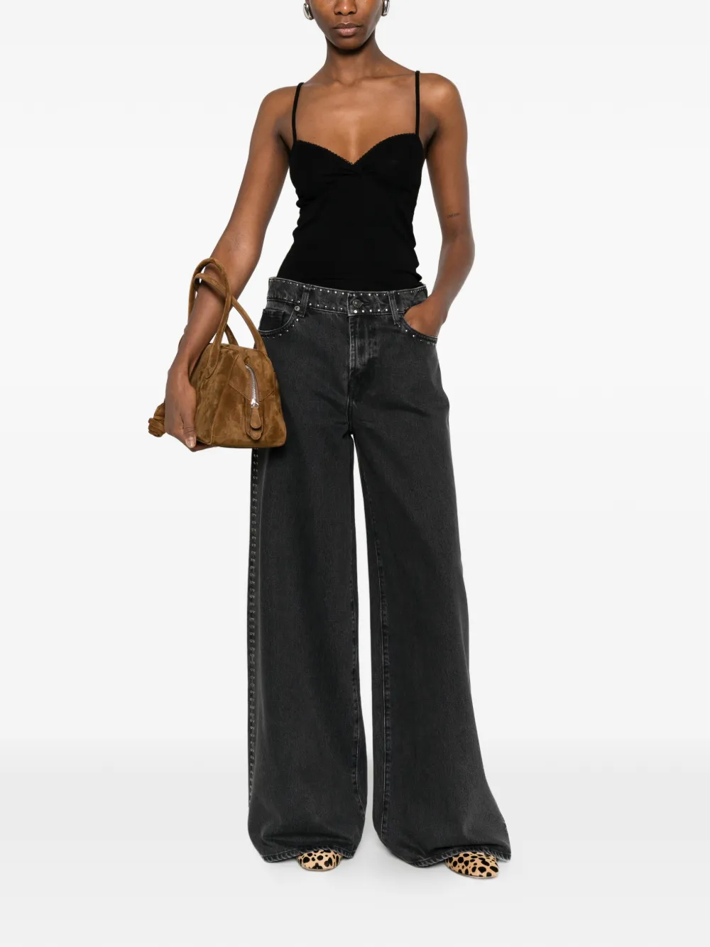  Forte Forte Scalloped-trim Top - Black 