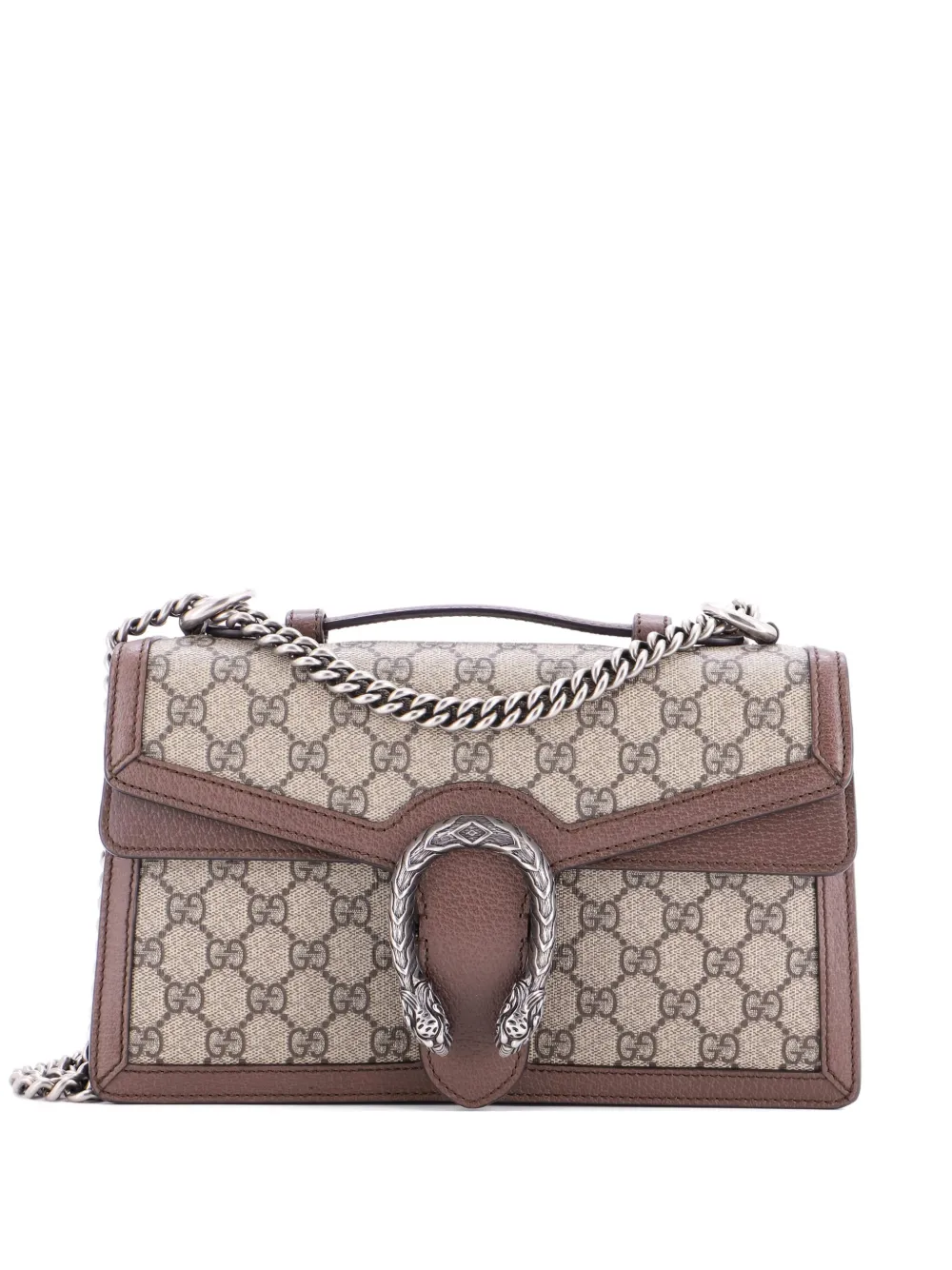 Gucci Pre-Owned Dionysus Top Handle Chain Bag GG Coated Canvas Small Gucci Pre-Owned Dionysus Top Handle Chain Bag GG Coated Canvas Small