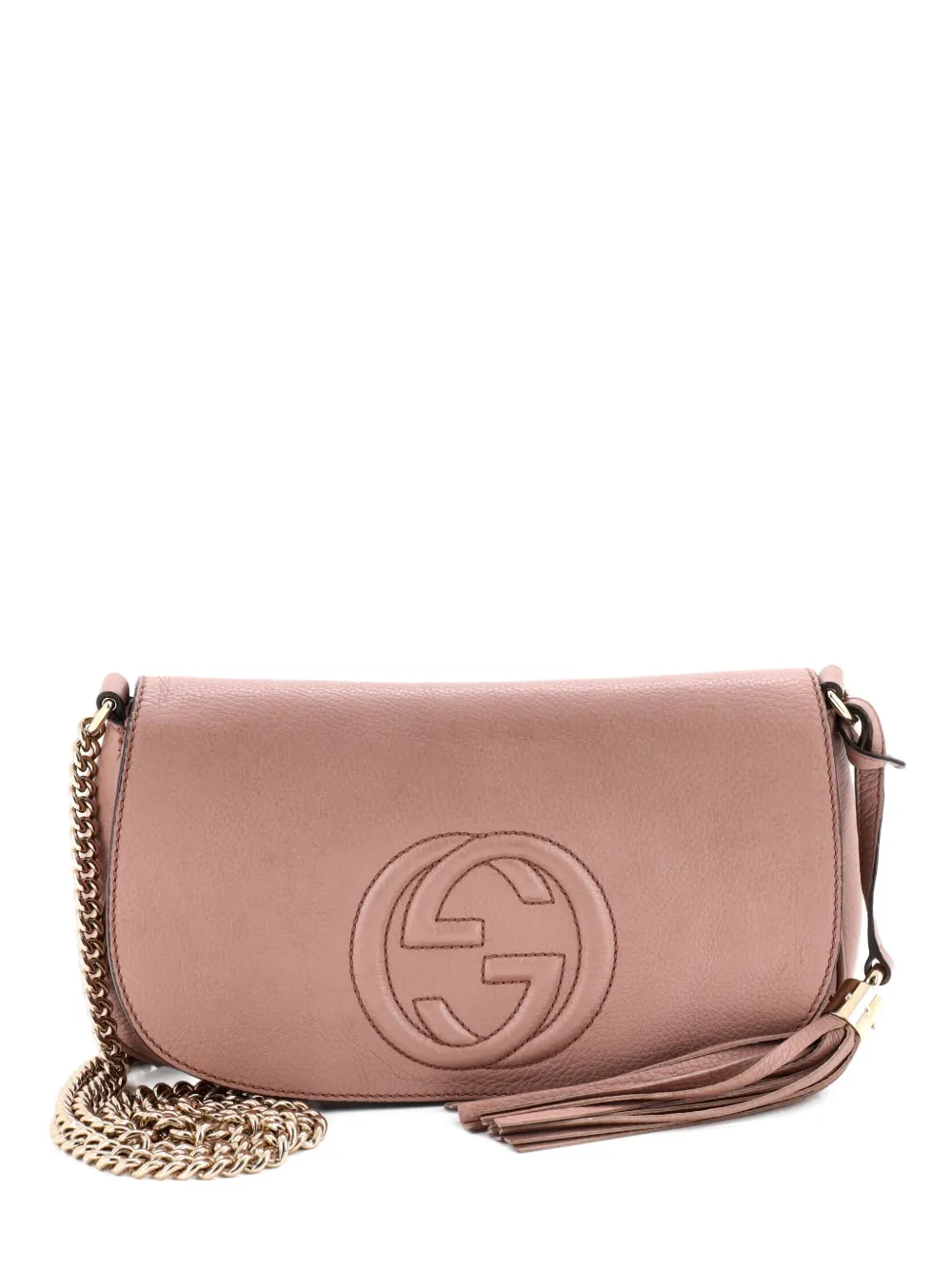 Gucci Pre-Owned Soho Chain Leather Medium crossbody bag - ピンク Gucci Pre-Owned Soho Chain Leather Medium crossbody bag - ピンク