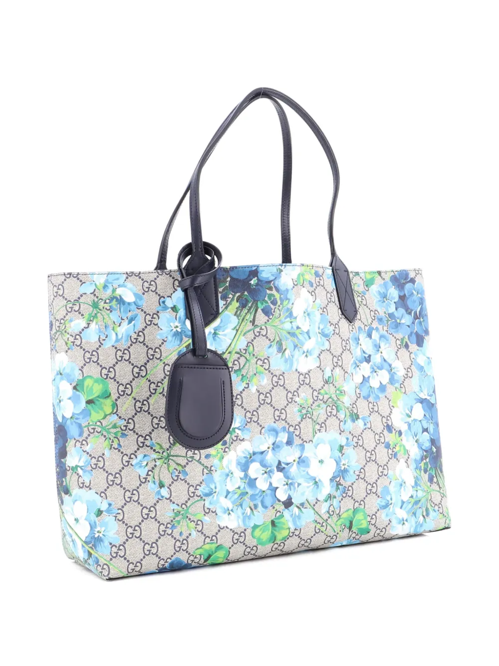 Gucci Pre-Owned Reversible Blooms GG Print Leather Medium tote bag | Neutrals | Image 1
