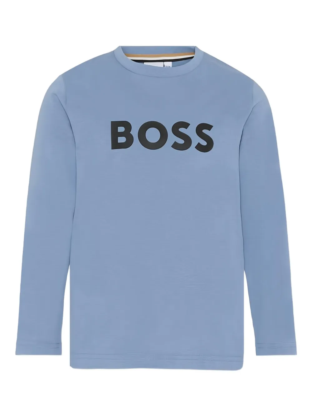 BOSS Kidswear logo long-sleeve T-shirt - Blu