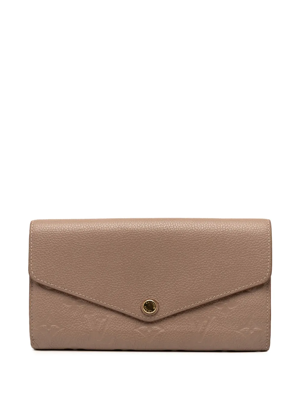 Louis Vuitton Pre-Owned 2018 モノグラム アンプラント ポルトフォイユ サラ 長財布 - ブラウン Louis Vuitton Pre-Owned 2018 モノグラム アンプラント ポルトフォイユ サラ 長財布 - ブラウン