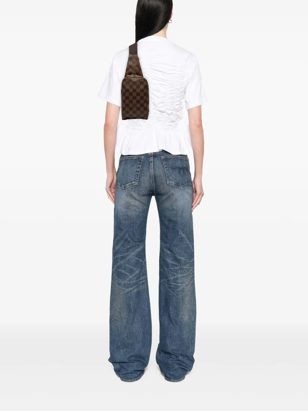 Louis Vuitton Pre-Owned 2004 Damier Ebene Geronimos crossbody bag | Pre-Owned | Image 2