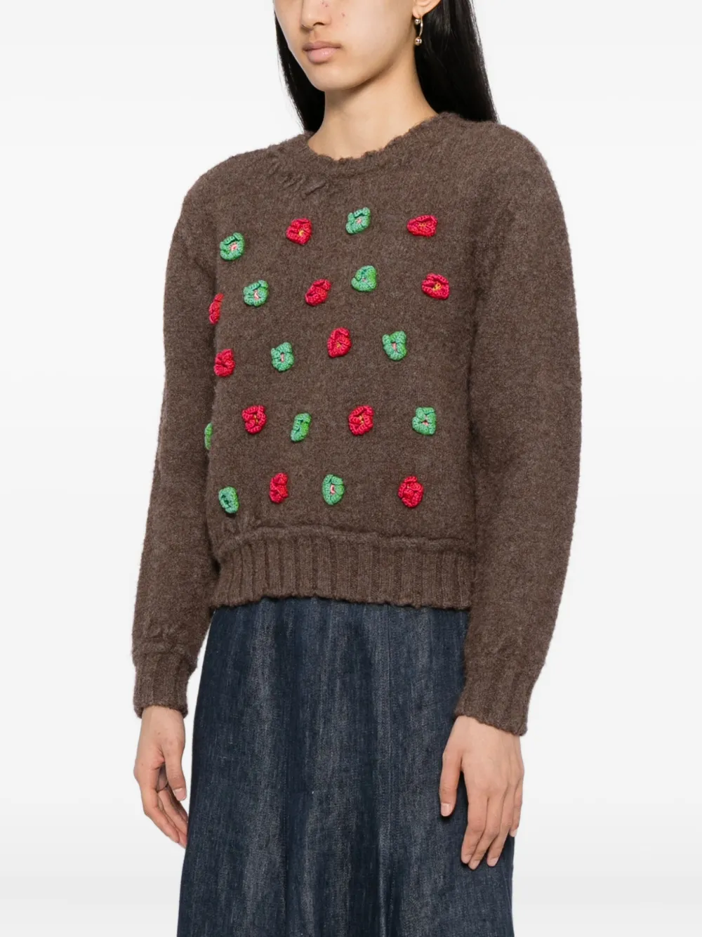  Phipps Crew Neck Jumper - Brown 