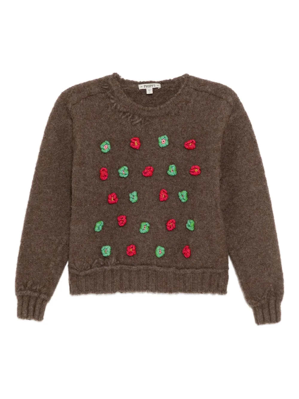 Phipps suéter con cuello redondo | marrón | Image 1