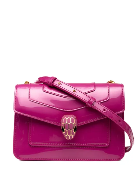 Bvlgari Pre-Owned 2010-2025 Patent Serpenti Forever crossbody bag