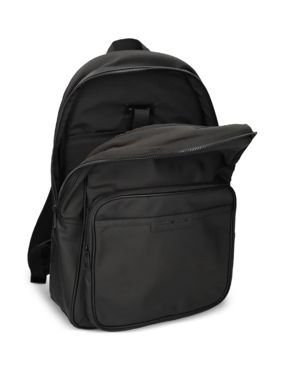 Tommy Hilfiger Rugzak met rits en zak Zwart