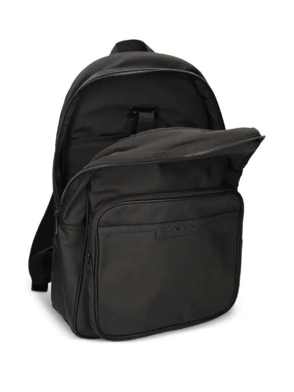 Tommy Hilfiger Black Backpack with Pouch Casual Pocket Flap Backpack | Black | Tommy Hilfiger main image 4
