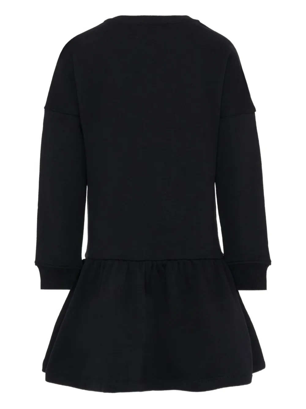 Moschino Kids Jurk met lange mouwen Zwart