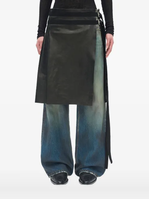 Ann Demeulemeester Mane leather kilt