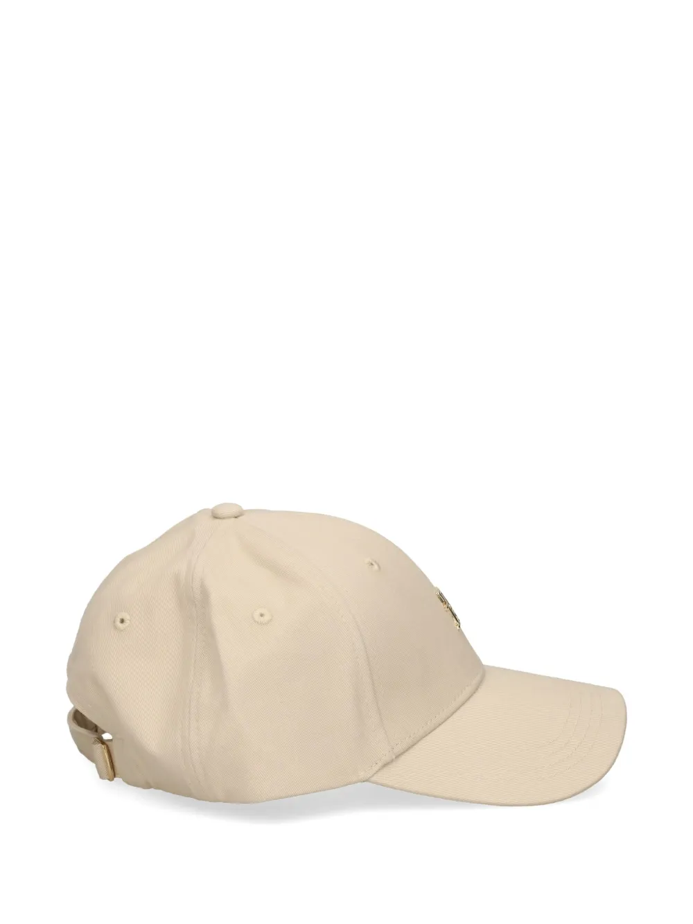 Tommy Hilfiger Chic TH pet met logoplakkaat Beige