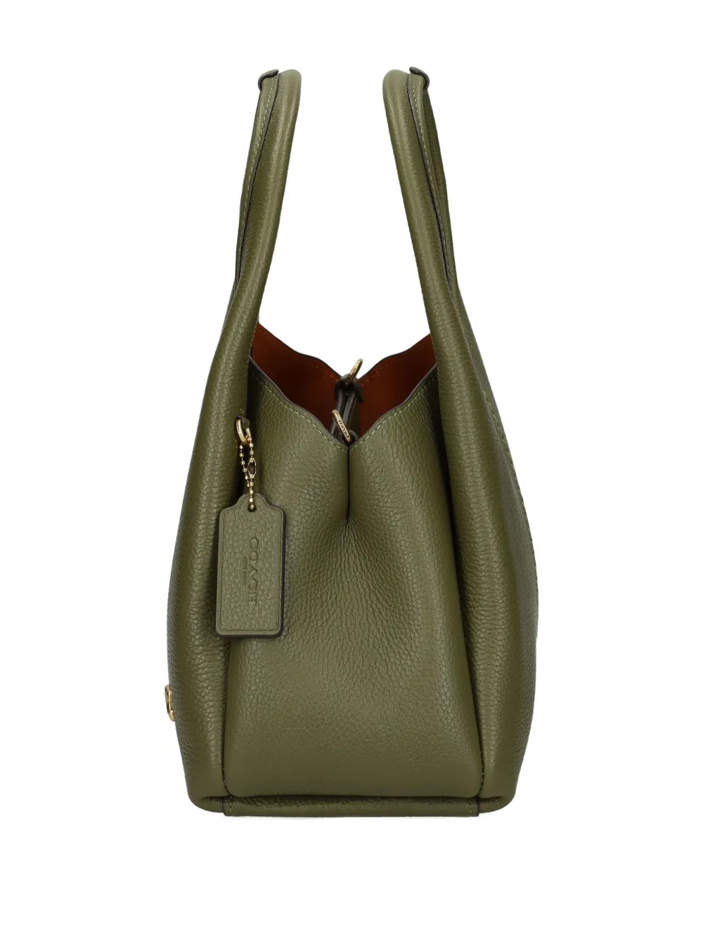 Coach Lana 23 Leather Tote Bag In Green
