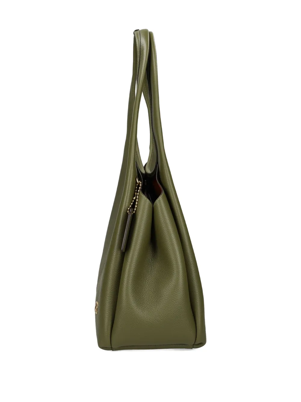 Coach Lana Leather Tote Bag In Green