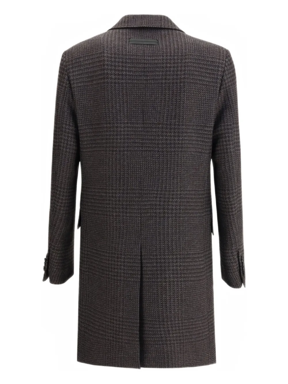 Zegna single-breasted checked coat | Single Breasted Coats | Image 2