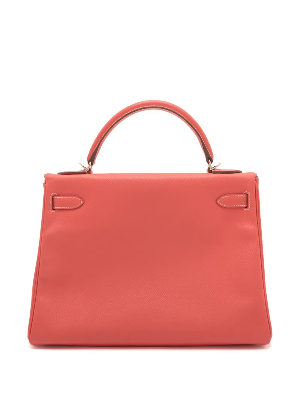Pre-owned Hermes 2014 Epsom Candy Kelly Ii Retourne 32 Satchel In Pink