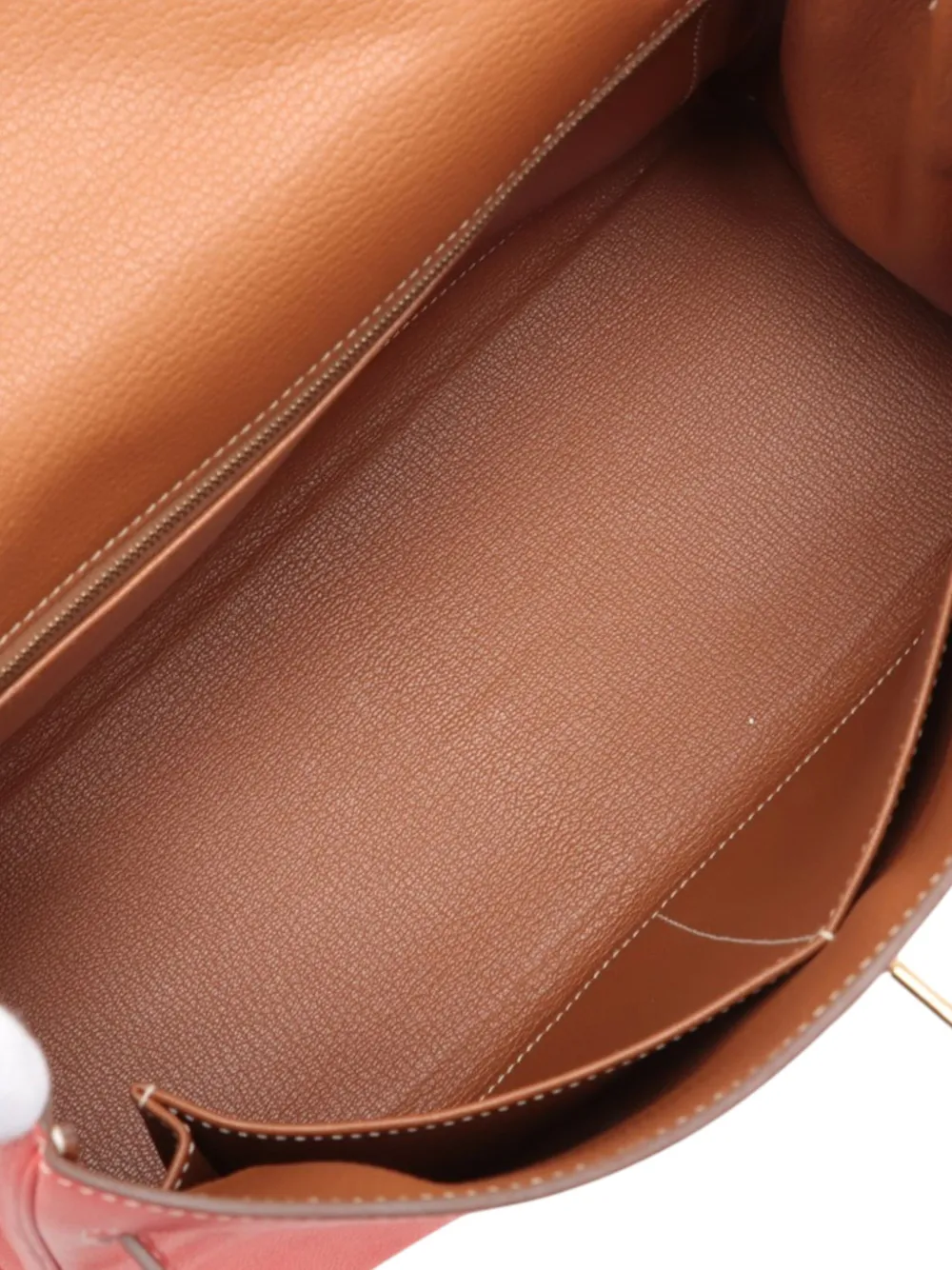 Pre-owned Hermes 2014 Epsom Candy Kelly Ii Retourne 32 Satchel In Pink