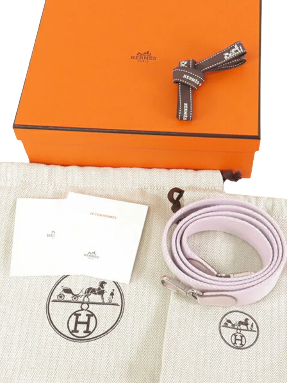 Pre-owned Hermes 2023 Taurillon Clemence Evelyne Tpm Crossbody Bag In Pink