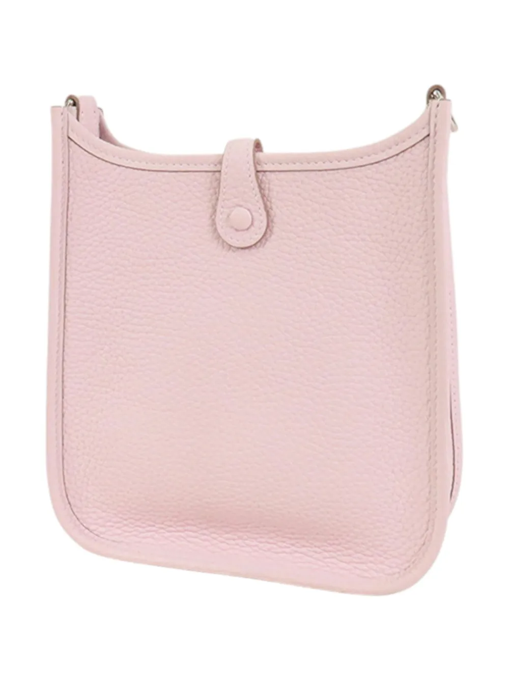 Pre-owned Hermes 2023 Taurillon Clemence Evelyne Tpm Crossbody Bag In Pink