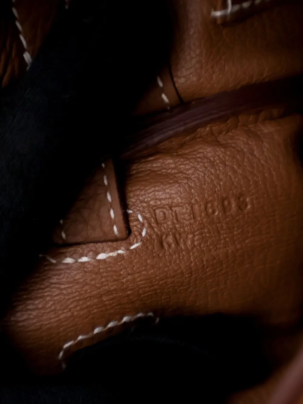 Pre-owned Hermes 2019 Togo Kelly Ii Retourne 25 Satchel In Brown