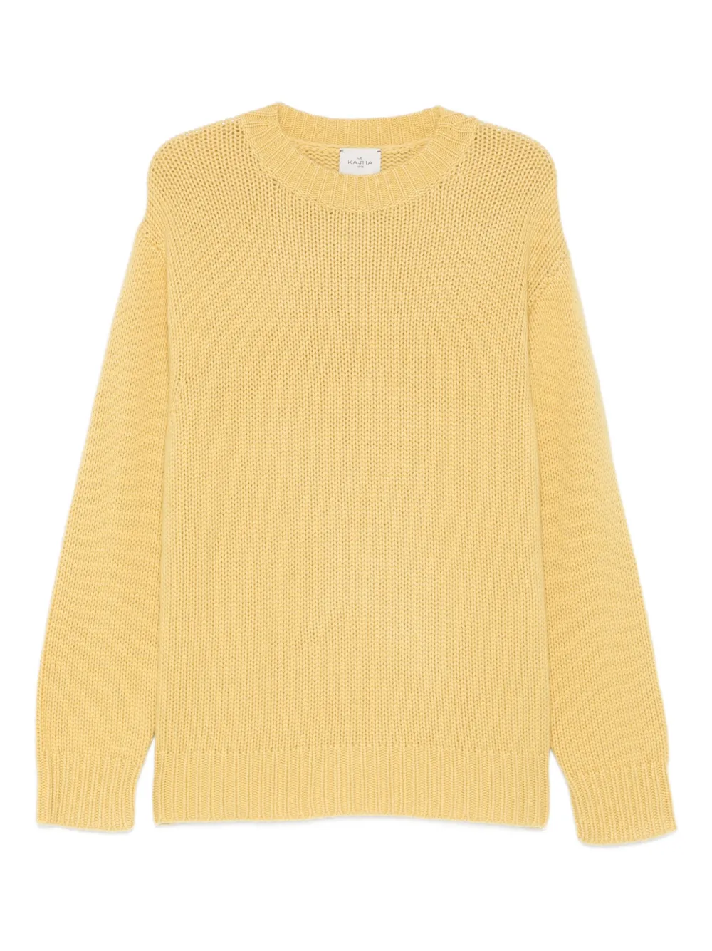 Le Kasha Ribbed Sweater In Yellow