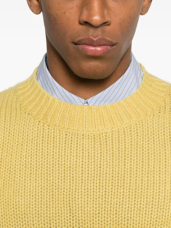 Le Kasha Ribbed Sweater | Yellow | FARFETCH AO Le Kasha Ribbed Sweater | Yellow | FARFETCH AO