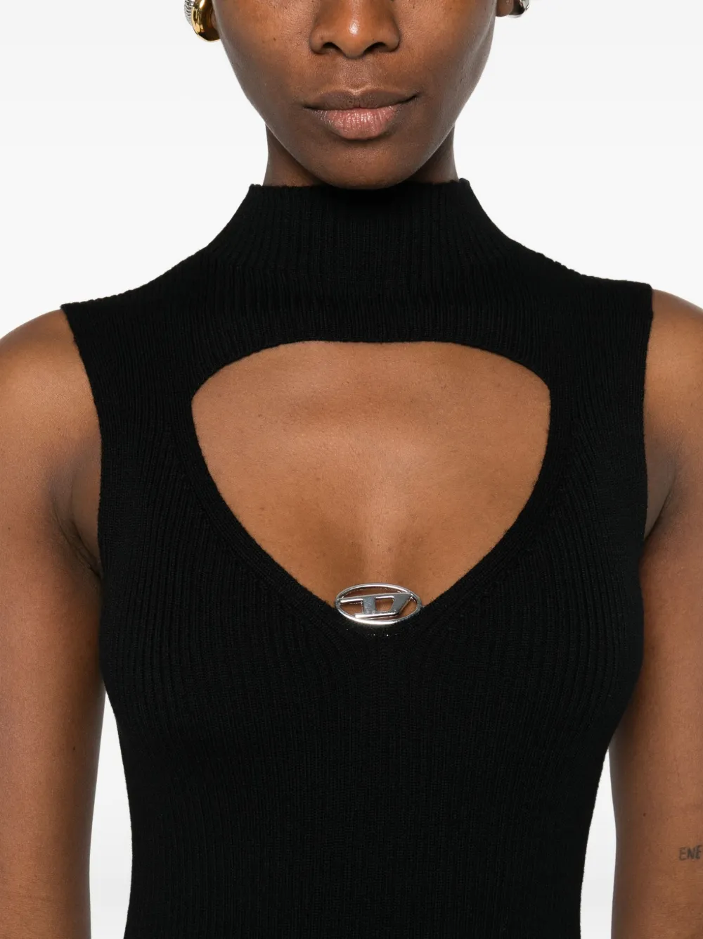 Diesel Oloni mini-jurk Zwart