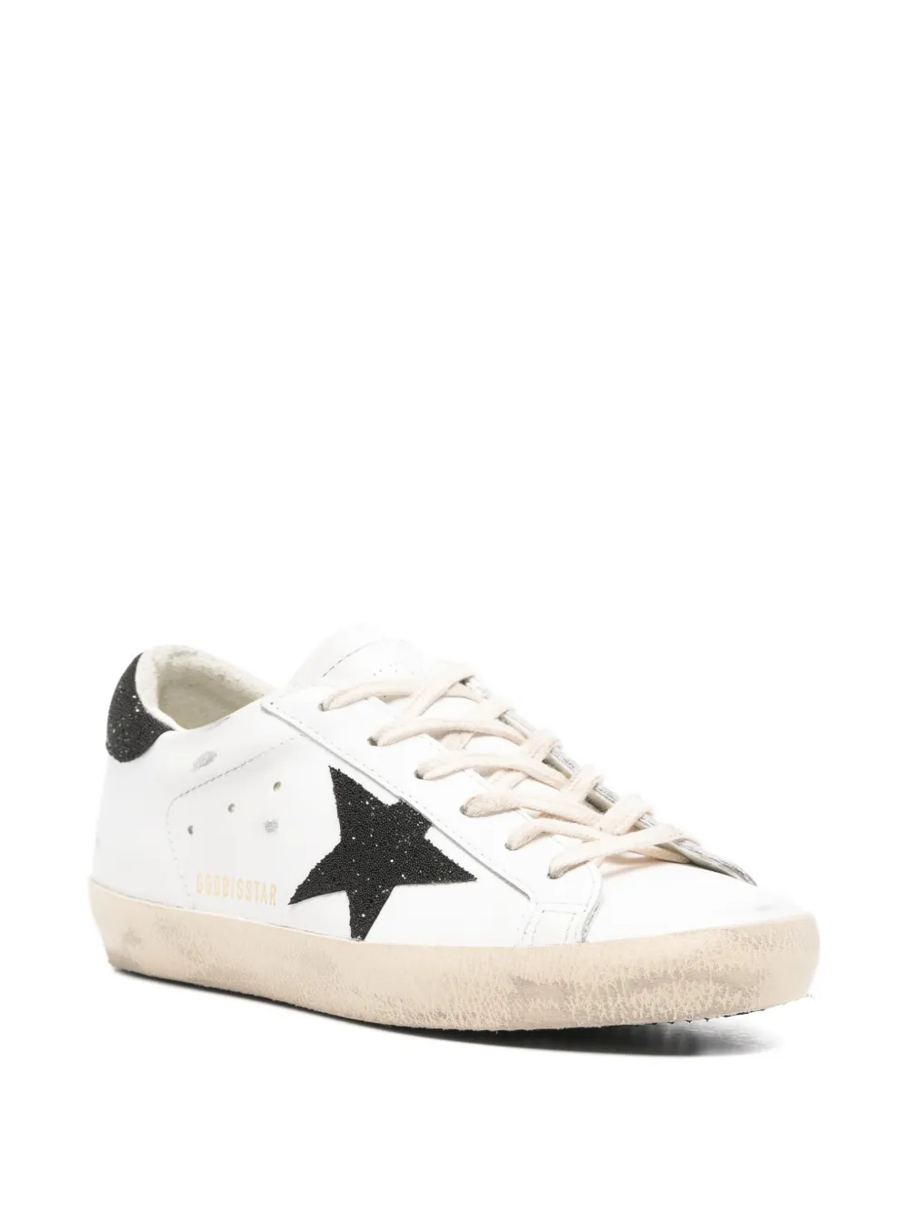 Golden Goose star-patch sneakers - Wit