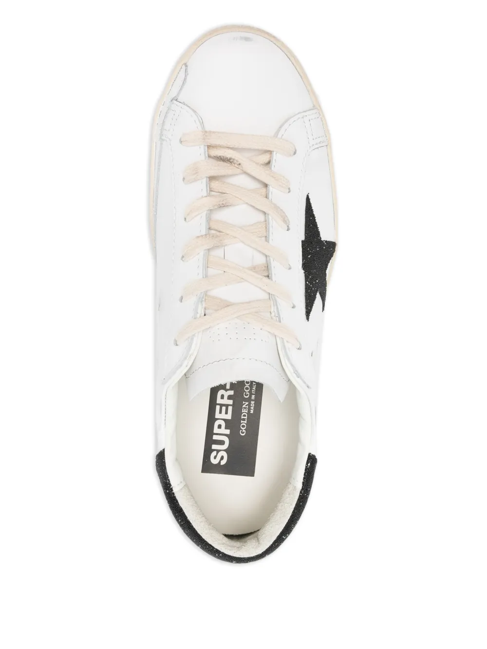 Golden Goose star-patch sneakers Wit